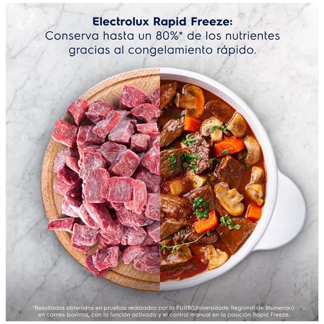 Heladera Electrolux Bottom Freezer No Frost Inverter Con Freezer 429L Inox (IB6S)