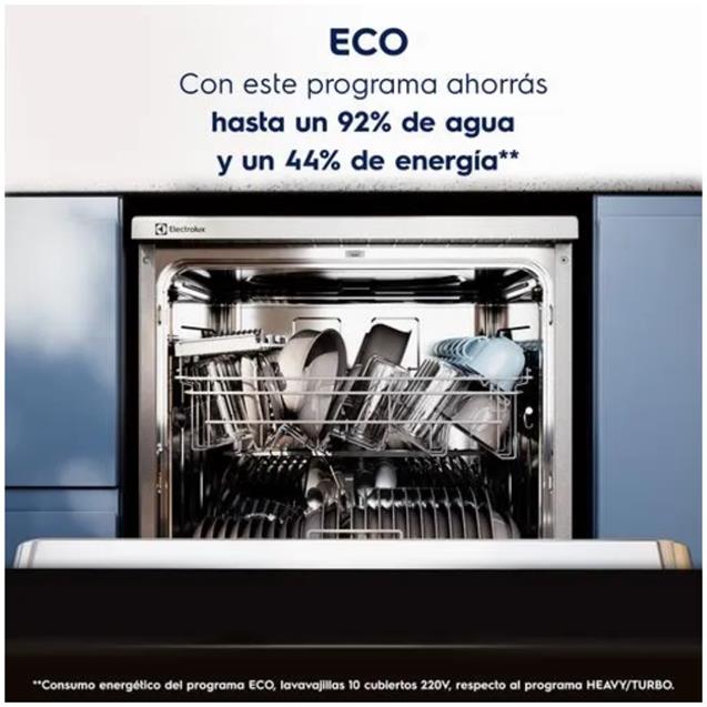 Lavavajillas Electrolux 10 Cubiertos SIlver (LS10E)