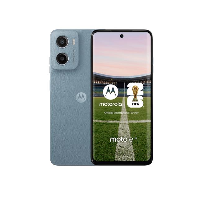 Celular Motorola Moto E15 2 GB 64 GB 4G Misty Blue (91PB6U0008AR)