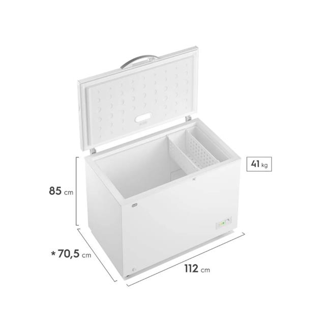 Freezer Inverter  Gafa 316 Lts 1 Puerta Blanco (FGHI302BL)