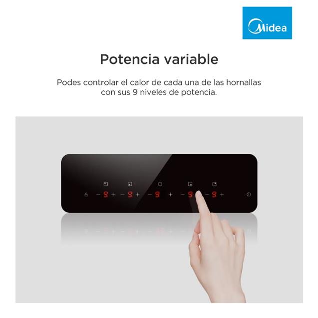 Anafe Electrico Midea Vitroceramico 4 hornallas (EHD104BAR1)