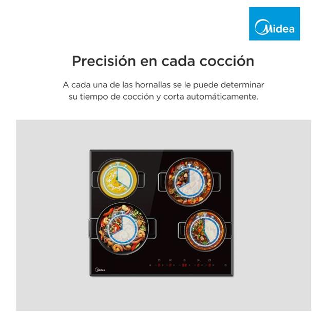 Anafe Electrico Midea Vitroceramico 4 hornallas (EHD104BAR1)