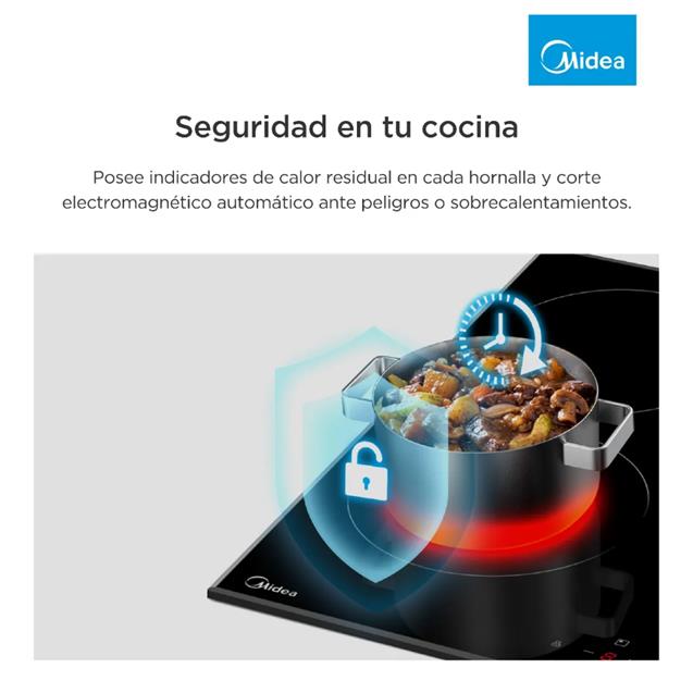 Anafe Electrico Midea Vitroceramico 4 hornallas (EHD104BAR1)