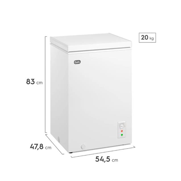 Freezer Gafa 100 Lts 1 Puerta Blanco (FGHF101BS)