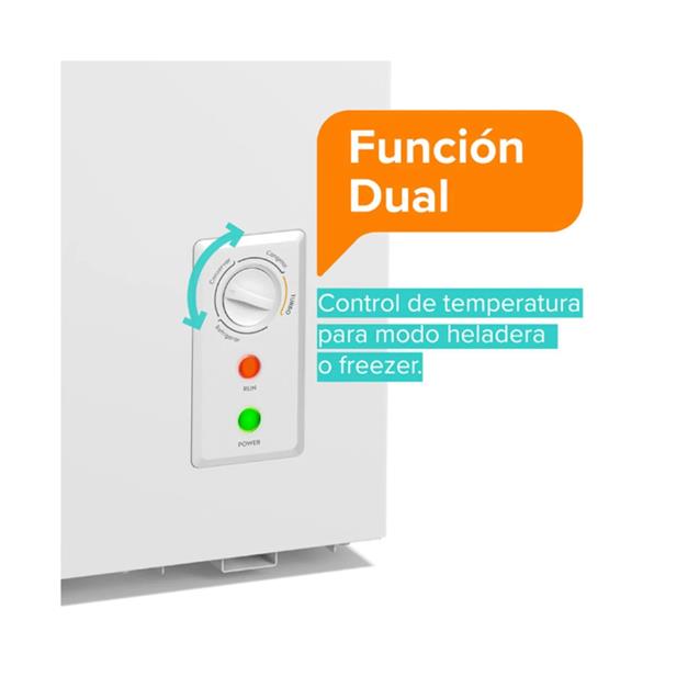 Freezer Gafa 100 Lts 1 Puerta Blanco (FGHF101BS)