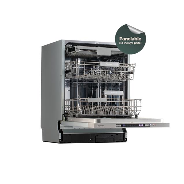Lavavajillas Panelable Vondom 14 cubiertos 60 Cm (LVJ14P)