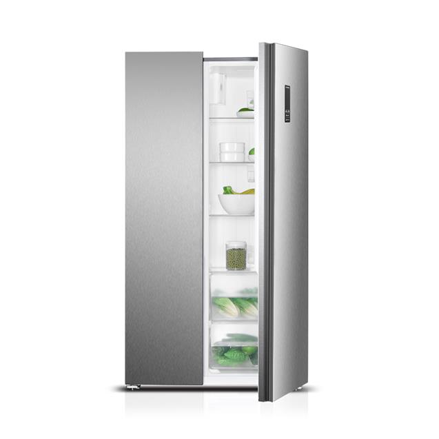 Heladera Side by Side Vondom 472 Ltrs Acero Inox. Inverter - No Frost (SBS472)
