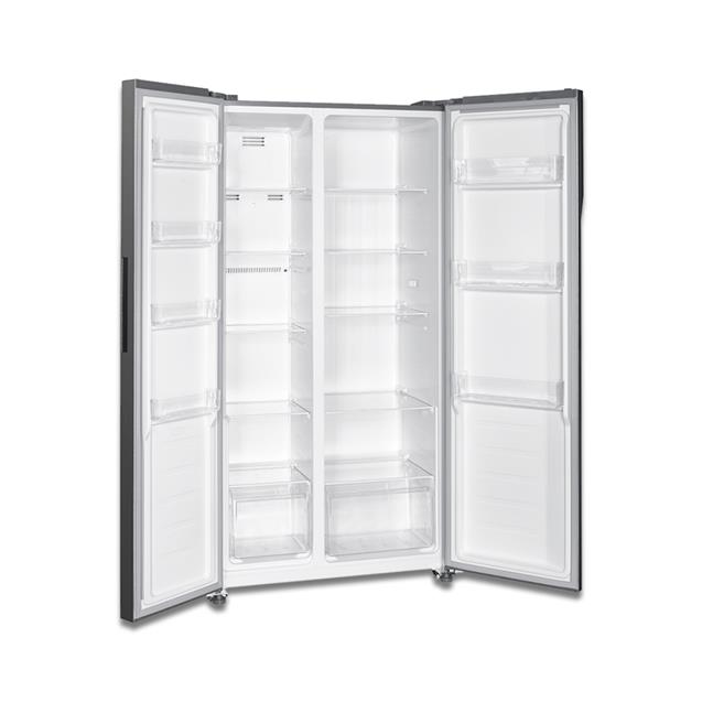Heladera Side by Side Vondom 472 Ltrs Acero Inox. Inverter - No Frost (SBS472)
