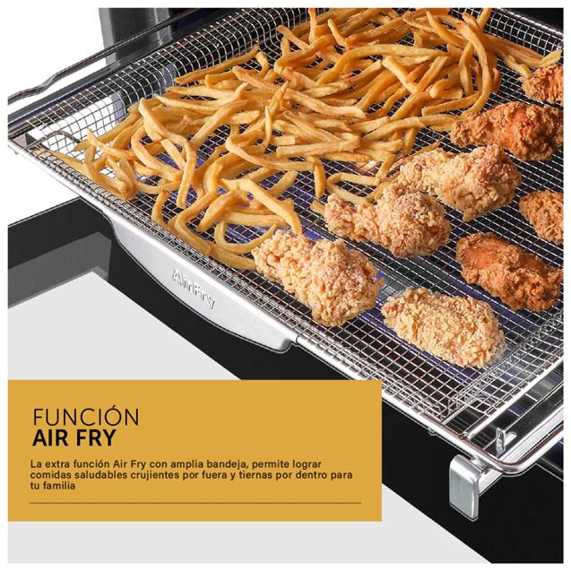 Horno Eléctrico Empotrable Pirolítico con Air Fry Vondom 60 Cm  (TNC60MIBS)