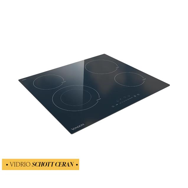 Anafe Eléctrico Vitrocerámica Empotrable Vondom 60 Cm (C6465B)