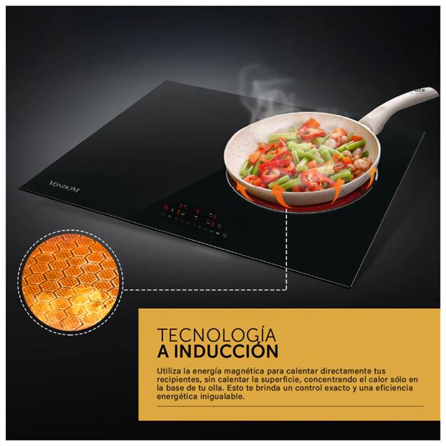Anafe Eléctrico a Inducción Empotrable Vondom 60 Cm (I7204C)