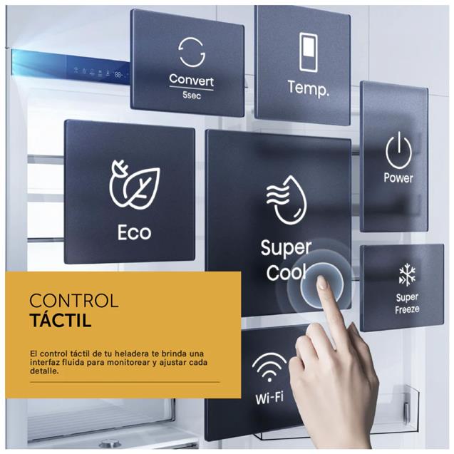Heladera Combi Panelable Vondom 250L Con Freezer Inverter No Frost Wifi (COMBI250BI)