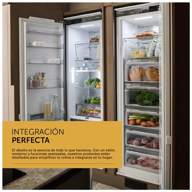 Heladera Combi Panelable Vondom 250L Con Freezer Inverter No Frost Wifi (COMBI250BI)