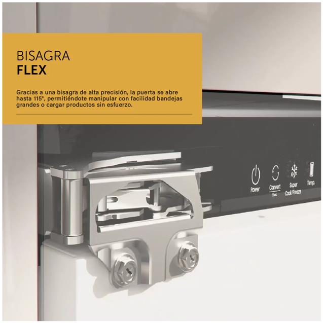 Heladera Combi Panelable Vondom 250L Con Freezer Inverter No Frost Wifi (COMBI250BI)