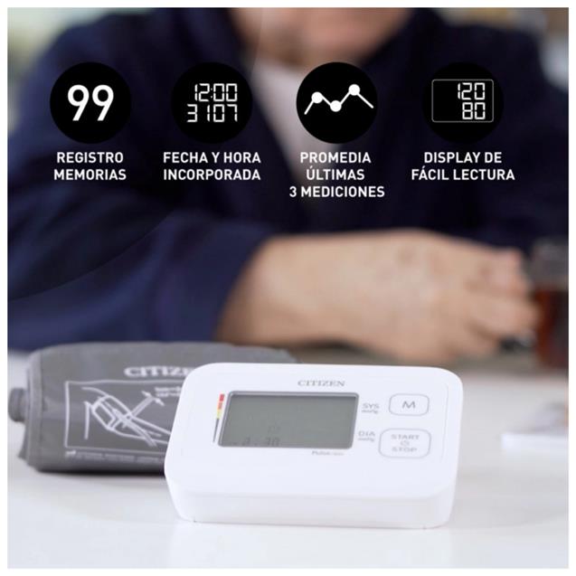 Tensiómetro Citizen Automático de Brazo (CHU304)
