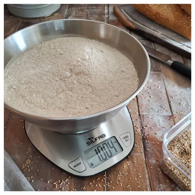 Balanza Silfab de Cocina c/Bowl Steel 3 kg (BC304)