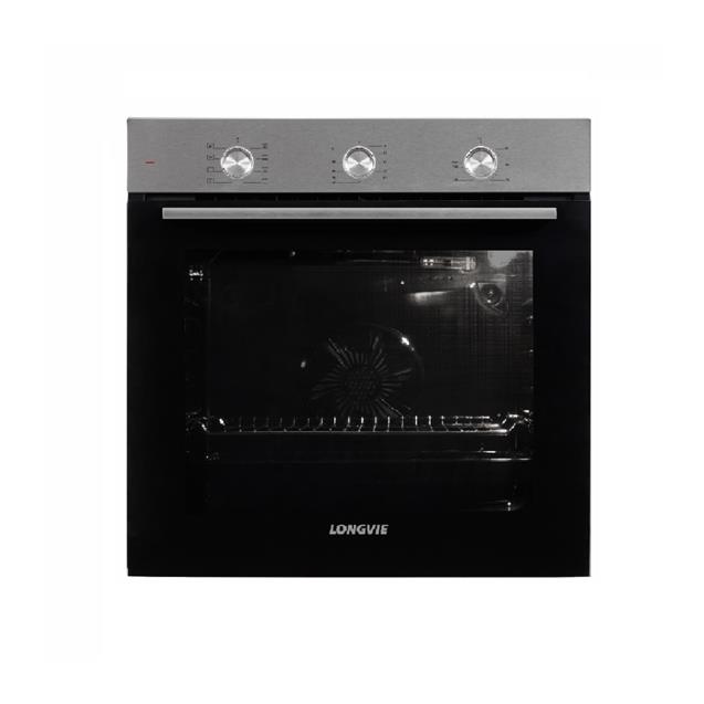 Horno Electrico Longvie 60 cm TT Luz Timer Inox (HEQB60X)