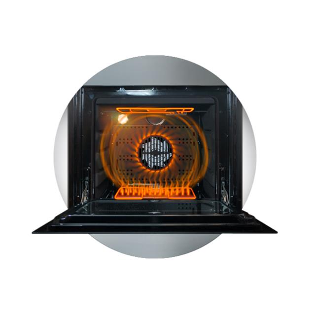 Horno Electrico Longvie 60 cm TT Luz Timer Inox (HEQB60X)