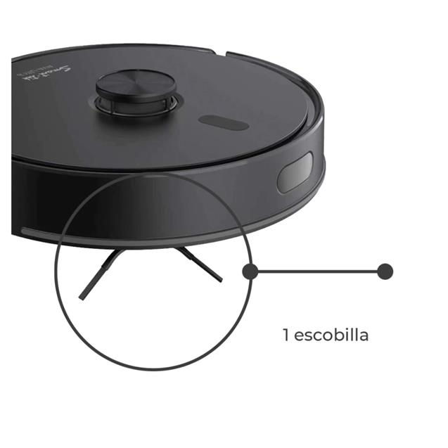 Aspiradora Robot Smart-tek Ava Ultra Wifi Base Intelig. 3 en 1