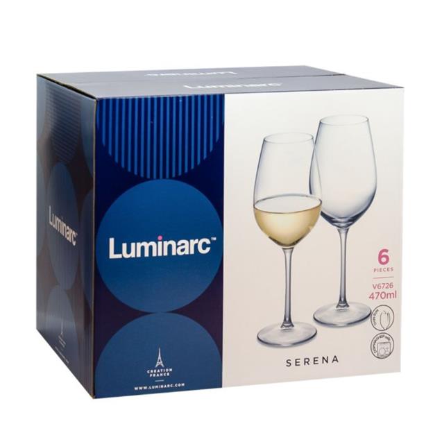 Set Copas Luminarc Serena 470cc X6 Unidades (V6726)