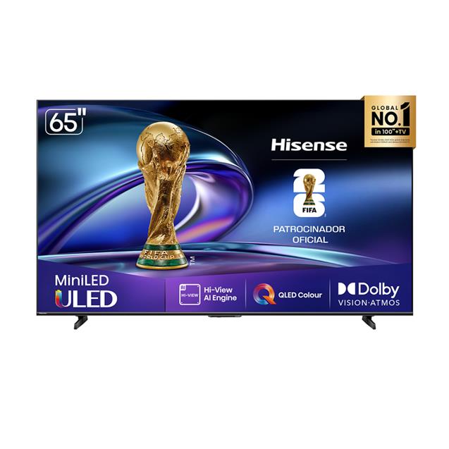 Smart TV ULED Mini LED Hisense 65" 4K UHD Google TV (9165U6QV)
