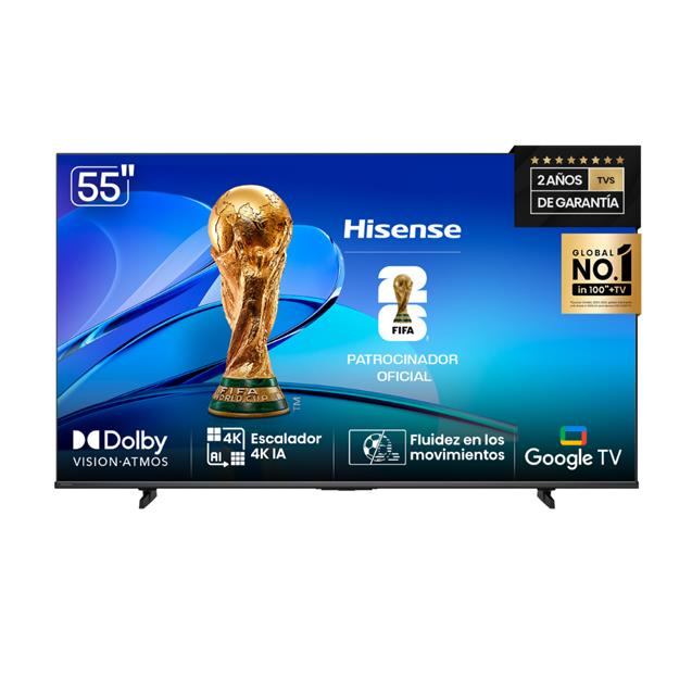 Smart TV QLED Hisense 55" 4K Google TV (9155Q6N)
