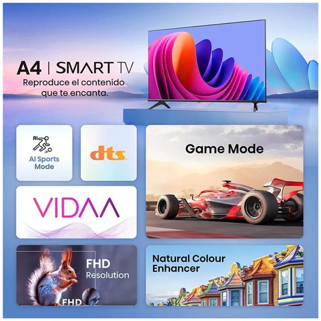 Smart TV LED Hisense 43" FHD VIDAA (9143A42K)