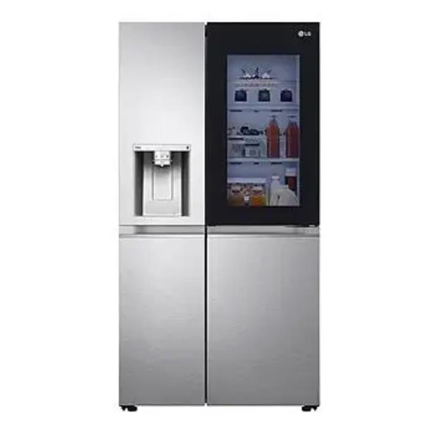 Heladera French Door LG Con Freezer Inverter No Frost 674 Lts Plateado Craft Ice InstaView (GS66SXSC)