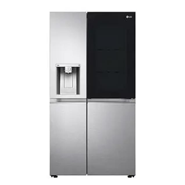 Heladera French Door LG Con Freezer Inverter No Frost 674 Lts Plateado Craft Ice InstaView (GS66SXSC)