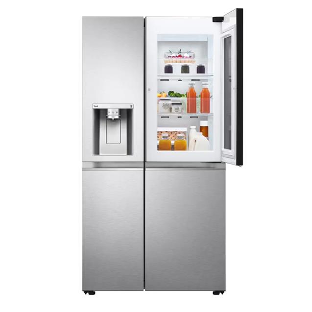 Heladera French Door LG Con Freezer Inverter No Frost 674 Lts Plateado Craft Ice InstaView (GS66SXSC)