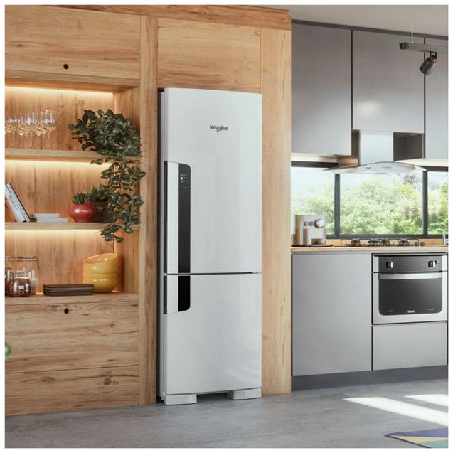 Heladera Con Freezer Whirlpool Evox Inverter No Frost Blanco 397 Lts (WRE44BB)