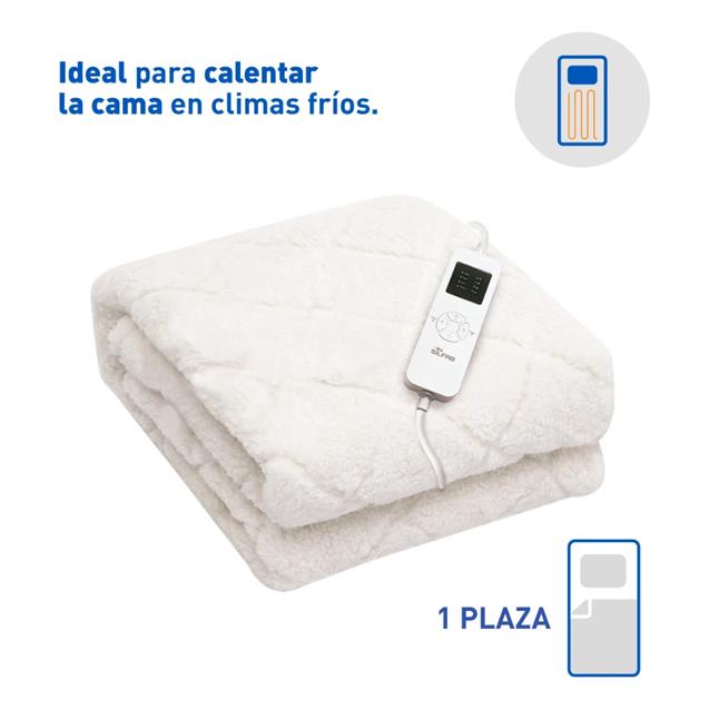 Climatizador de Colchon Silfab Sherpa 1 Plaza 4 Niveles Temp./ Timer (MTS500)