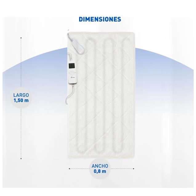 Climatizador de Colchon Silfab Sherpa 1 Plaza 4 Niveles Temp./ Timer (MTS500)