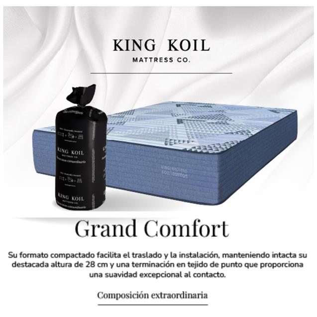 Colchon de Espuma Grand Comfort 080x190x028 Compactado