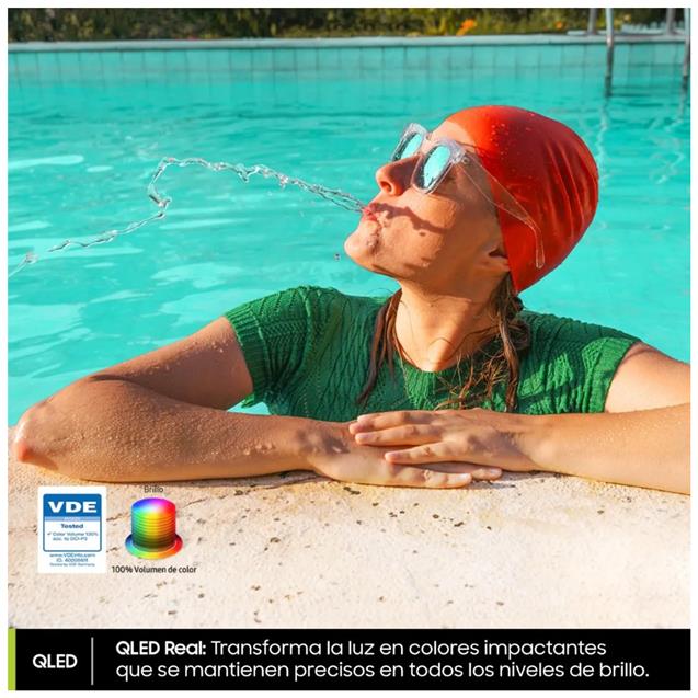 Smart TV QLED Samsung 55" 4K/UHD Tizen (QN55Q6FAA)