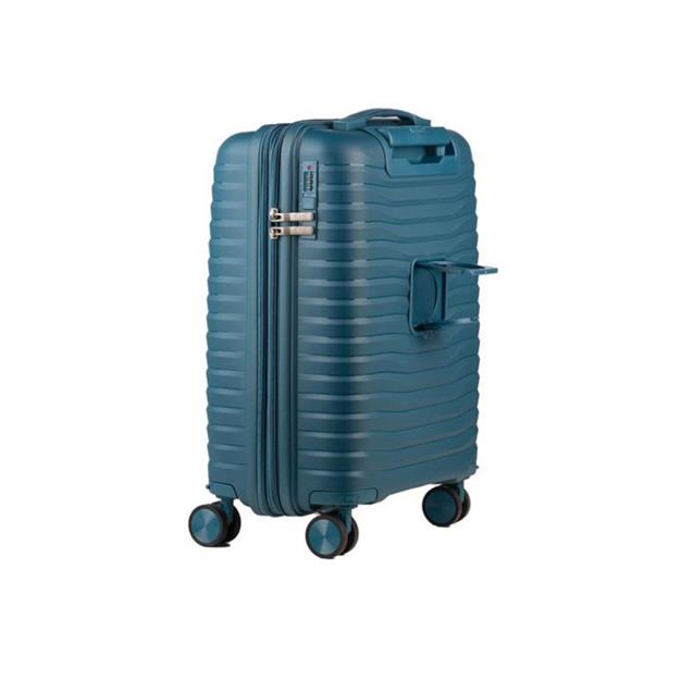 Valija Elf 4 Ruedas Pp 20" Petróleo (9600/20A)