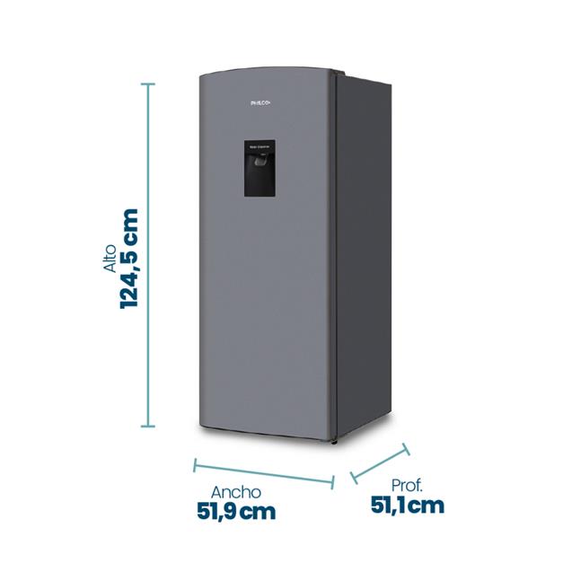 Heladera Philco con Dispenser Plata 185 Lts (PHSD179PD2)