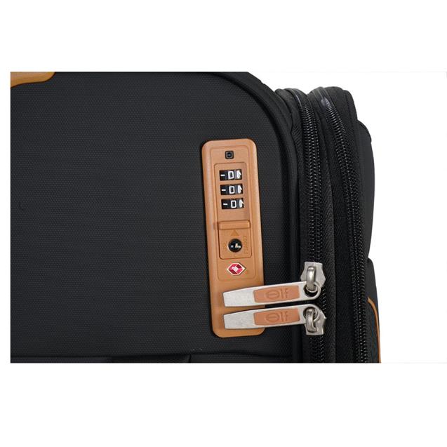 Valija Elf 4 Ruedas TPU  24" Negra (N5300/24)