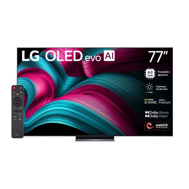 Smart TV OLED LG 77" 4K UHD webOS ThinQ AI (91OLED77C5PSA)