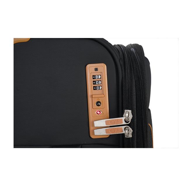 Valija Elf 4 Ruedas TPU  20" Negra (N5300/20)