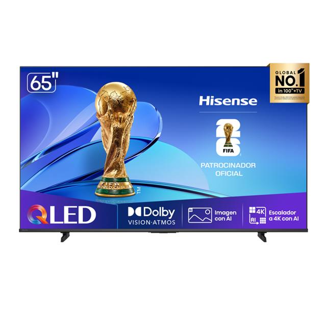 Smart TV QLED Hisense 65" 4K UHD VIDAA (65Q6QV)