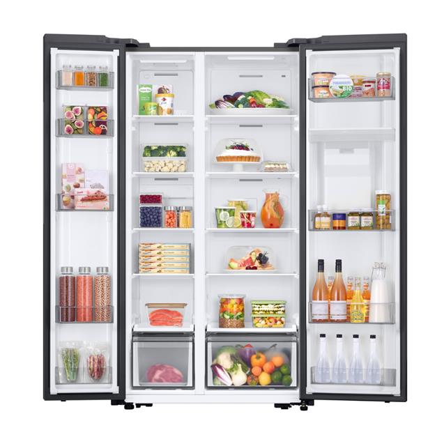 Heladera Samsung Side By Side Con Freezer No Frost Digital Inverter Silver SARS57DG4100M9BG