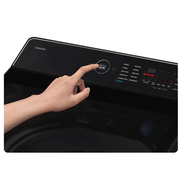 Lavarropas Samsung Carga Superior Digital Inverter 11 kg 700 RPM Negro (WA80F11)