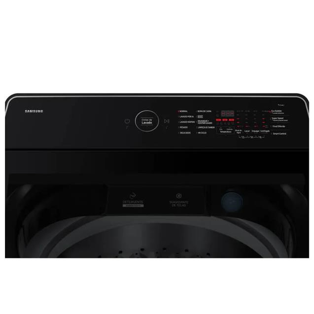 Lavarropas Samsung Carga Superior Digital Inverter 11 kg 700 RPM Negro (WA80F11)