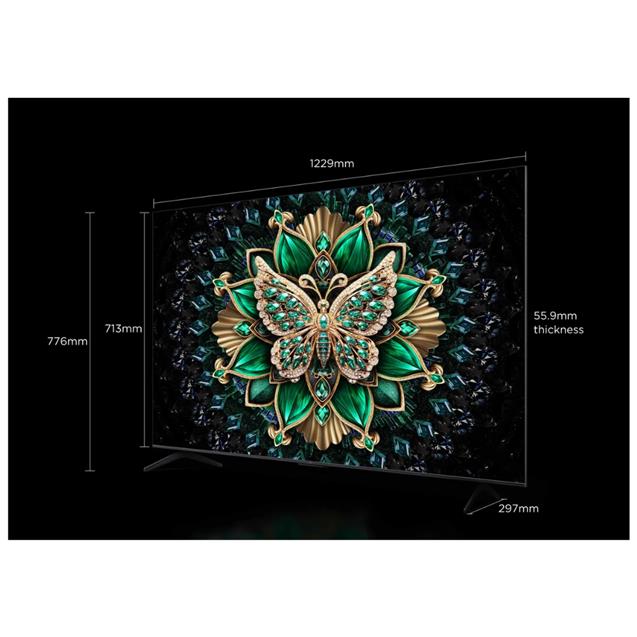 Smart TV QD-Mini LED TCL 55" 4K UHD Google TV (55C6K-F)