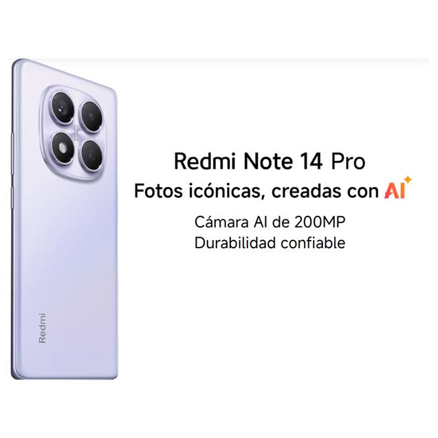Celular Xiaomi Redmi Note 14 Pro 8 GB 256 GB 5G Aurora Purple