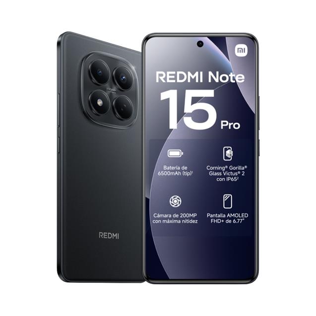 Celular Xiaomi Redmi Note 15 Pro 8 GB 256 GB 5G Negro