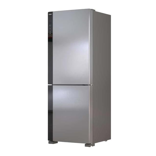 Heladera con Freezer Whirlpool XpertAI No Frost Inverter Plateada 530 Litros (WRE66AK)