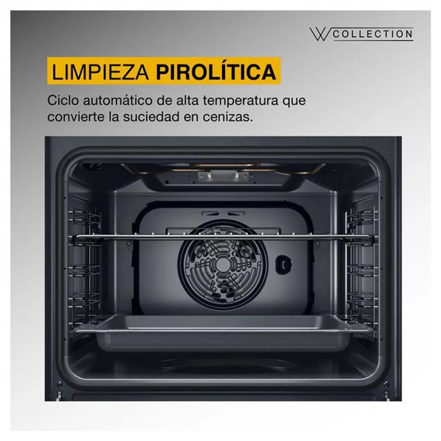 Horno Whirlpool Eléctrico. 73 Lts Silver (WOC74AS)