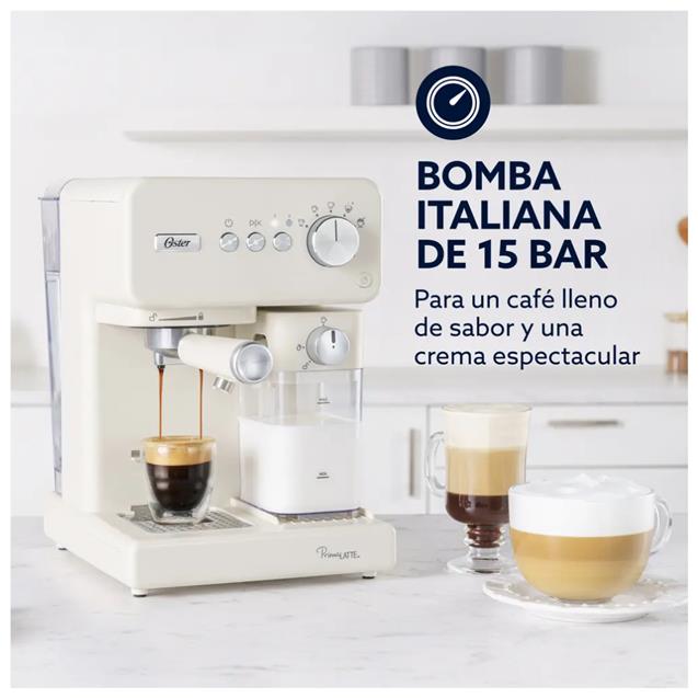 Cafetera Oster Express 15 Bares Blanco (EM6604WAR)